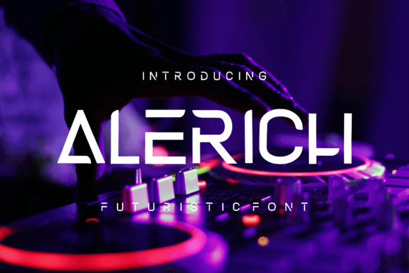 Alerich: A Futuristic Display Font That Elevates Real Small Business Branding