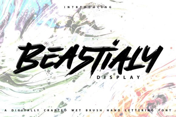 Beastialy: A Modern Display Font That Makes Handmade Products Shine