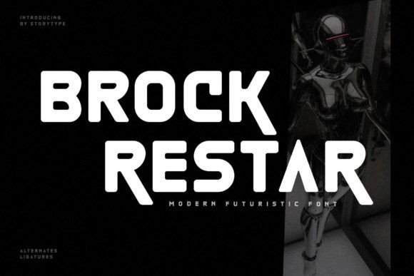 Brock Restar: A Display Typeface That Commands Attention