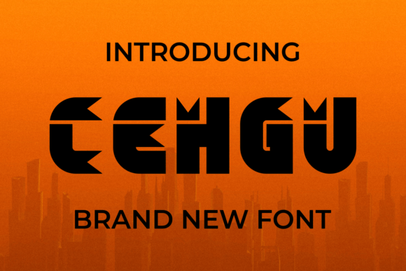 Cehgu: A Bold Display Font That Elevates Real Small Business Branding