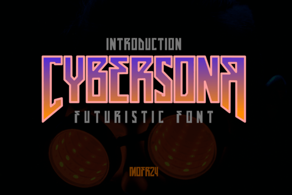 Cybersonr: A Sharp, Confident Display Font
