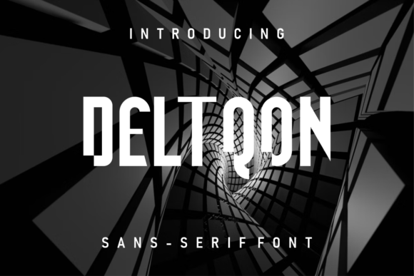 Deltqon Display Font for Small Business Branding