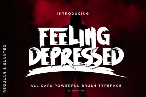 Feeling Depressed: A Thoughtful Display Font for Editorial Calm