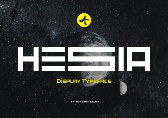 Hesia Display Font for Handmade Creators