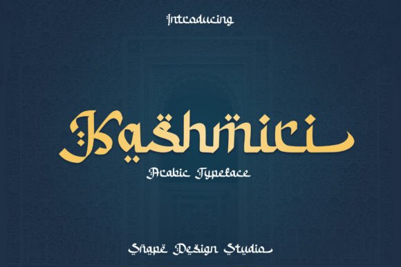 Kashmiri: A Display Font with Elegant Oriental Flair