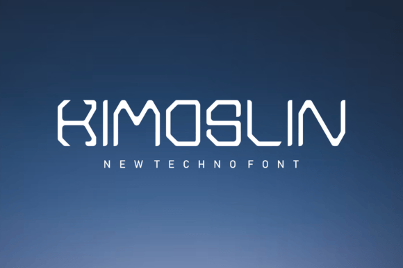 Kimoslin: A Futuristic Display Font That Actually Works