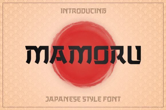 Mamoru: A Bold Display Font for Authentic Brand Identity