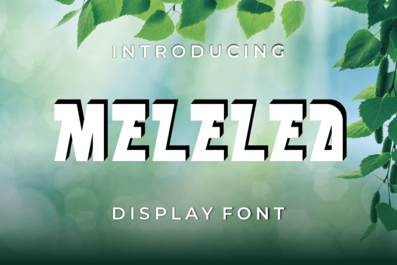 Melelea: A Bold Display Font That Builds Brand Trust