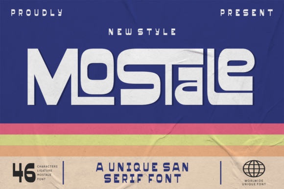 Mostale: A Fresh Display Font for Modern Web Design