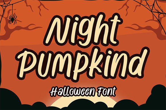 Night Pumpkind: A Playful Halloween Display Font for Digital Brands