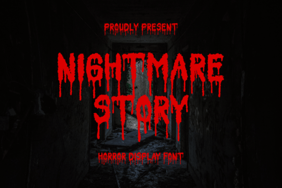 Nightmare Story: A Spooky Display Font That Brings Handmade Magic to Life