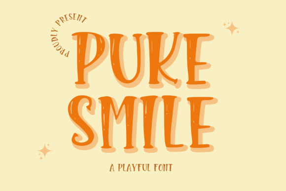 Puke Smile: A Friendly Display Font for Scroll-Stopping Campaigns
