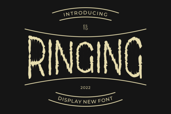 Ringing Display Font for Bold, Memorable Branding