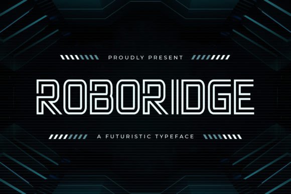 Roboridge: A Futuristic Display Typeface for Bold Digital Branding