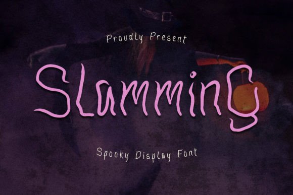 Slamming: A Spooky Display Font with Editorial Charm