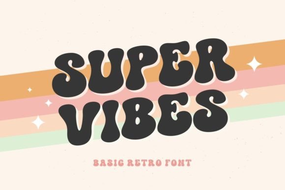 Super Vibes: A Retro Display Font That Just Feels Right