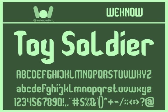 Toy Soldier: A Playful Display Font That Pops on Modern Websites