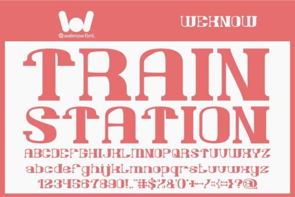 Train Station: A Versatile Display Font That Just Works