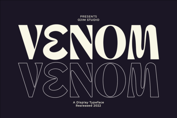 Velvet Retro Display Font: Venom for Digital Branding