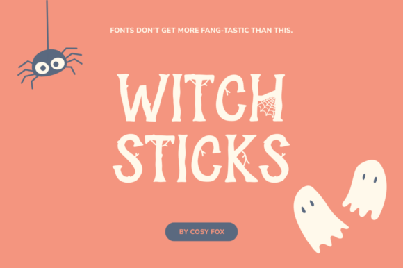 Witch Sticks: A Rustic Serif Display Font for Spooky, Soulful Branding