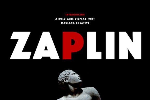 Zaplin: A Bold Display Font for Editorial Impact